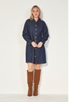 STEVIE DRESS - dark denim